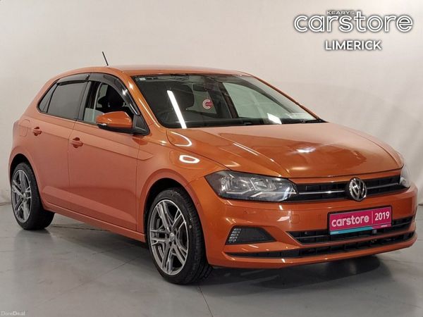 Volkswagen Polo Hatchback, Petrol, 2019, Orange