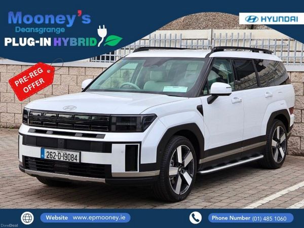 Hyundai Santa Fe SUV, Petrol Plug-in Hybrid, 2026, White