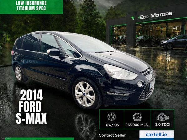 Ford S-Max MPV, Diesel, 2014, Black