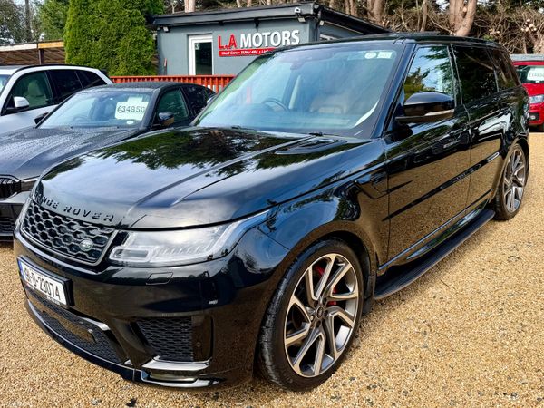 Land Rover Range Rover Sport SUV, Petrol Plug-in Hybrid, 2019, Black