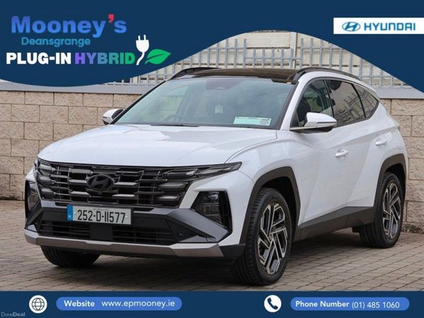 Hyundai Tucson SUV, Petrol Plug-in Hybrid, 2025, White