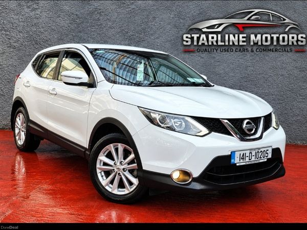 Nissan Qashqai Hatchback, Petrol, 2014, White