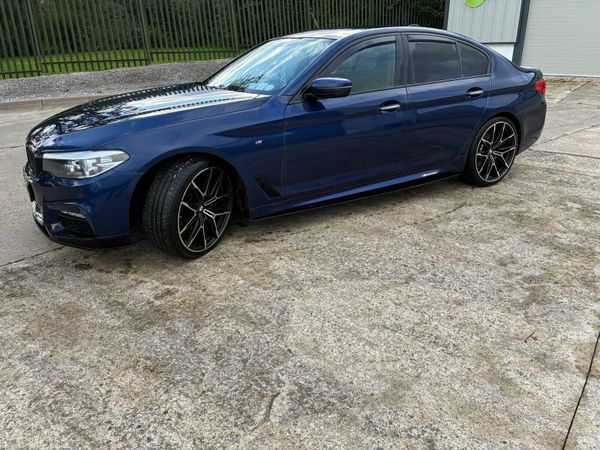 BMW 5-Series Saloon, Diesel, 2018, Blue