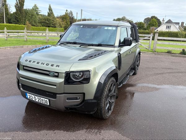 Land Rover Defender SUV, Petrol Plug-in Hybrid, 2021, Green
