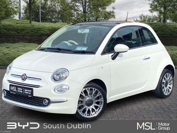 Fiat 500 Hatchback, Petrol, 2021, White