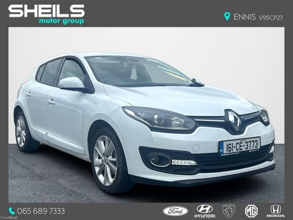 Renault Megane Hatchback, Petrol, 2016, White