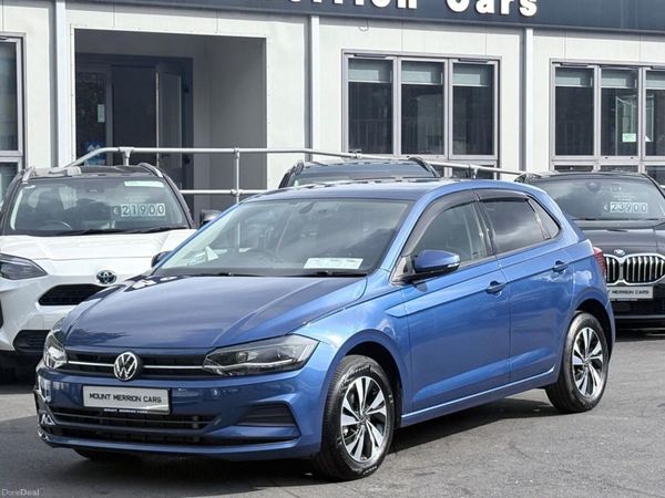 Volkswagen Polo Hatchback, Petrol, 2021, Blue