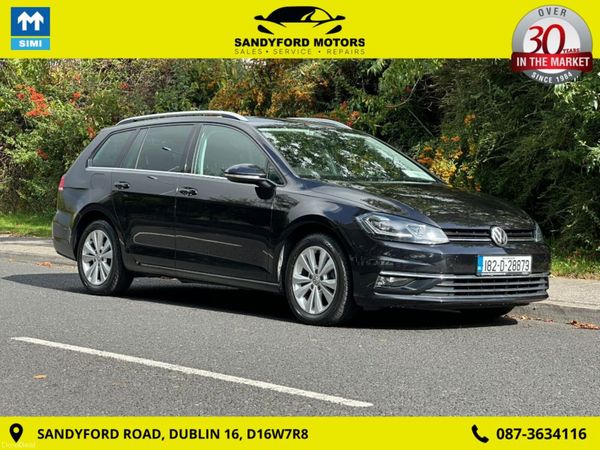 Volkswagen Golf Estate, Petrol, 2018, Black