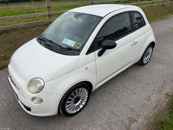 Fiat 500 Hatchback, Petrol, 2012, White
