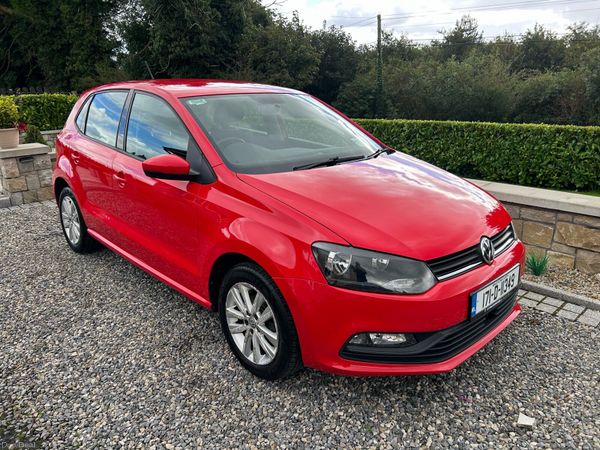 Volkswagen Polo Hatchback, Petrol, 2017, Red