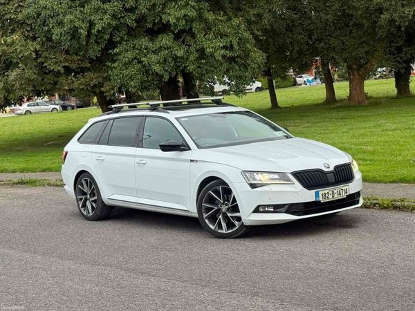 Skoda Superb Estate, Petrol, 2018, White