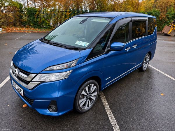 Nissan Serena MPV, Petrol Hybrid, 2016, Blue