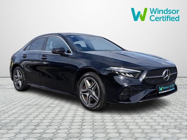 Mercedes-Benz A-Class Saloon, Petrol Hybrid, 2024, Black