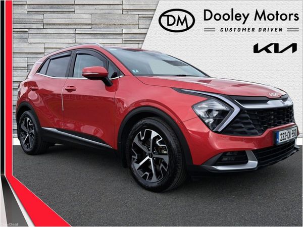 Kia Sportage SUV, Diesel Hybrid, 2023, Red