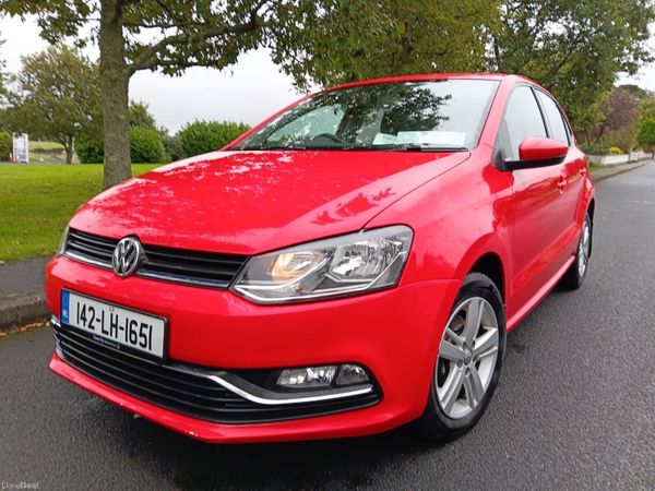 Volkswagen Polo Hatchback, Diesel, 2014, Red
