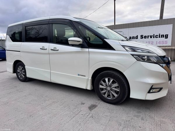 Nissan Serena MPV, Petrol Plug-in Hybrid, 2019, White