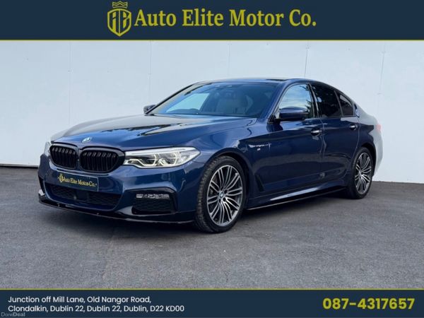 BMW 5-Series Saloon, Diesel, 2018, Blue