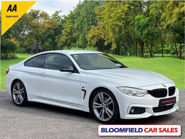 BMW 4-Series Coupe, Petrol, 2014, White