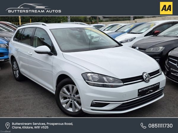 Volkswagen Golf Estate, Diesel, 2019, White