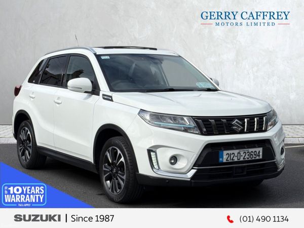 Suzuki Vitara SUV, Petrol Hybrid, 2021, White