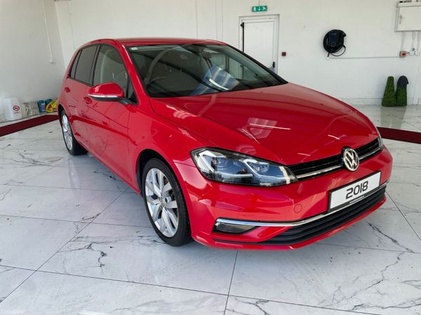 Volkswagen Golf Hatchback, Petrol, 2018, Red