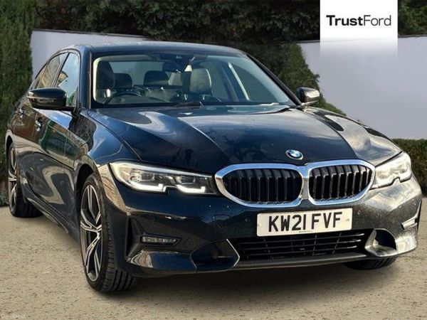BMW 3-Series Saloon, Petrol, 2021, Black
