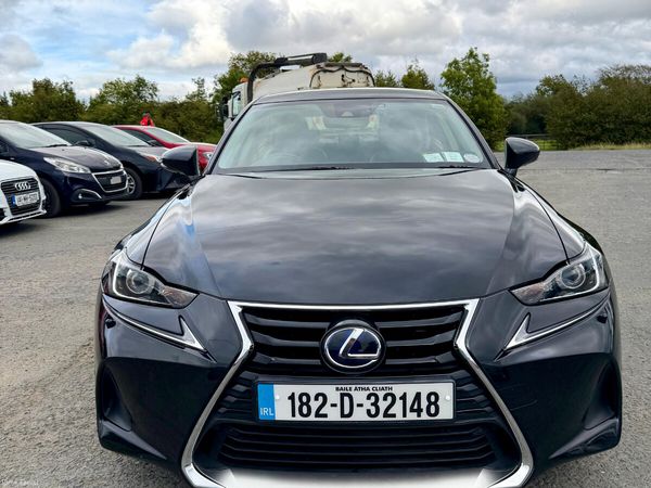 Lexus IS Saloon, Petrol Hybrid, 2018, Black
