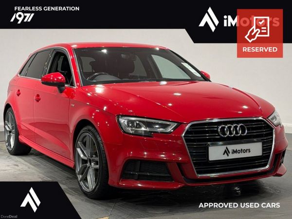 Audi A3 Hatchback, Diesel, 2018, Red