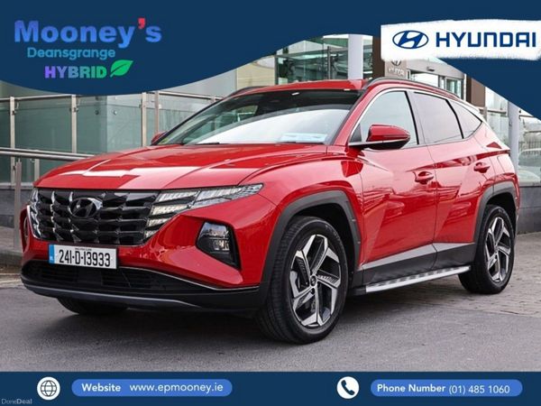 Hyundai Tucson SUV, Petrol Hybrid, 2024, Red