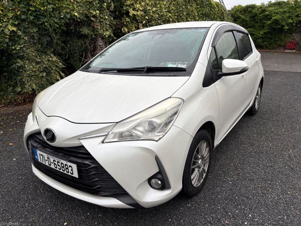 Toyota Vitz Hatchback, Petrol, 2017, White