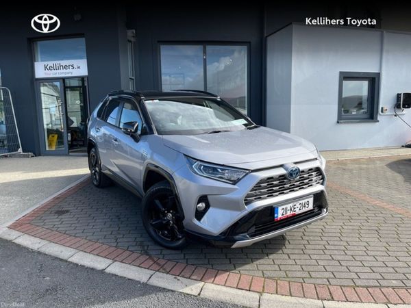 Toyota RAV4 SUV, Petrol Hybrid, 2021, Silver