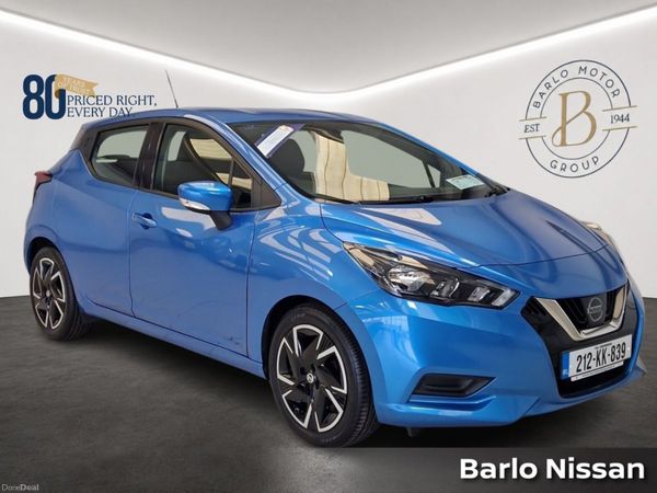Nissan Micra Hatchback, Petrol, 2021, Blue