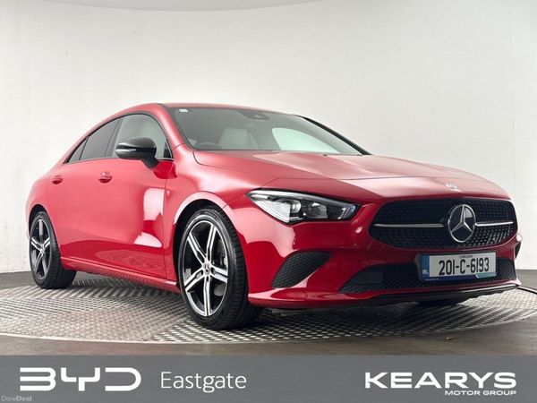 Mercedes-Benz CLA Saloon, Petrol, 2020, Red