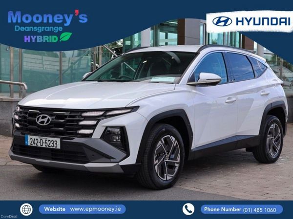 Hyundai Tucson SUV, Petrol Hybrid, 2024, White