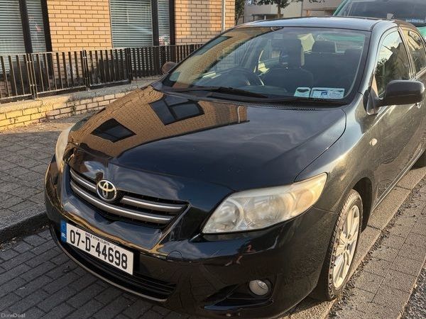Toyota Corolla Saloon, Petrol, 2007, Black