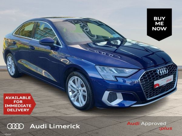Audi A3 Saloon, Petrol, 2021, Blue