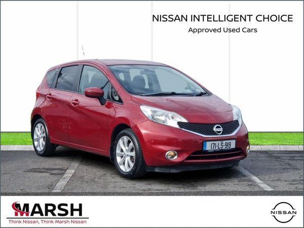 Nissan Note MPV, Petrol, 2017, Red
