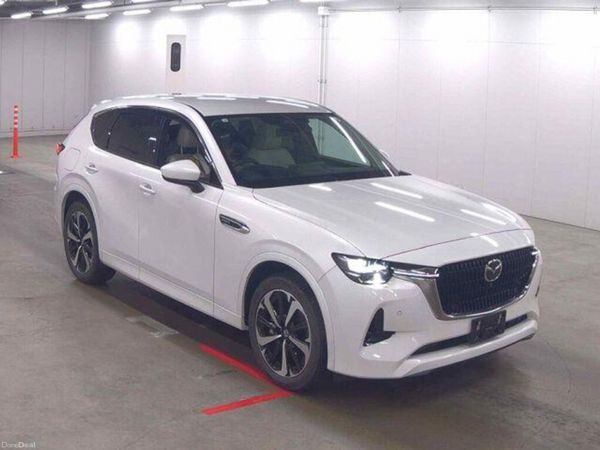 Mazda CX-60 SUV, Petrol Plug-in Hybrid, 2023, White