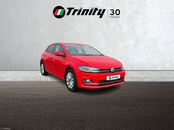Volkswagen Polo Hatchback, Petrol, 2021, Red