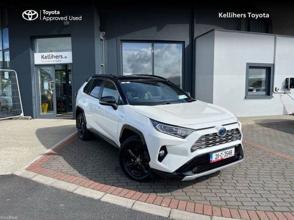 Toyota RAV4 SUV, Petrol Hybrid, 2021, White
