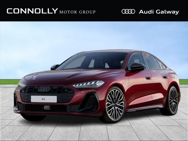 Audi A5 Saloon, Petrol Plug-in Hybrid, 2027, Red