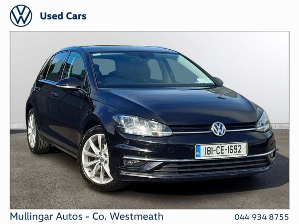 Volkswagen Golf Hatchback, Petrol, 2018, Black