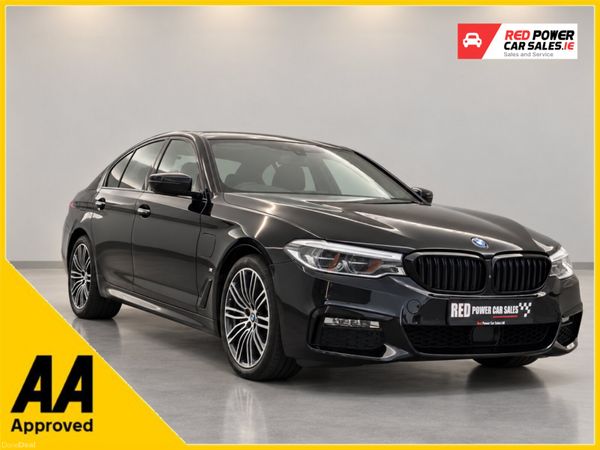BMW 5-Series Saloon, Petrol Plug-in Hybrid, 2018, Black