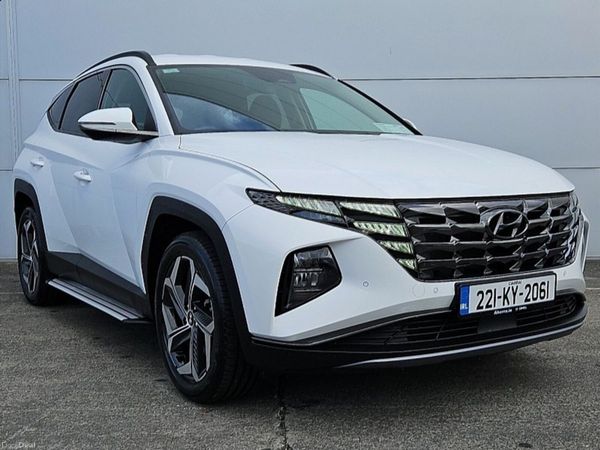 Hyundai Tucson SUV, Petrol Hybrid, 2022, White