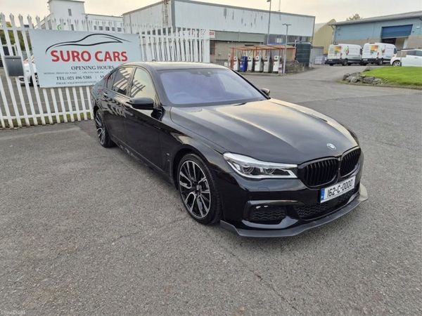 BMW 7-Series Saloon, Petrol Hybrid, 2016, Black