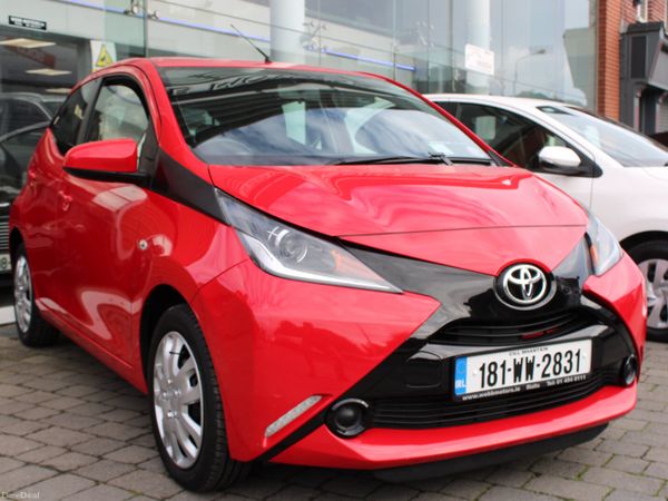 Toyota Aygo Hatchback, Petrol, 2018, Red