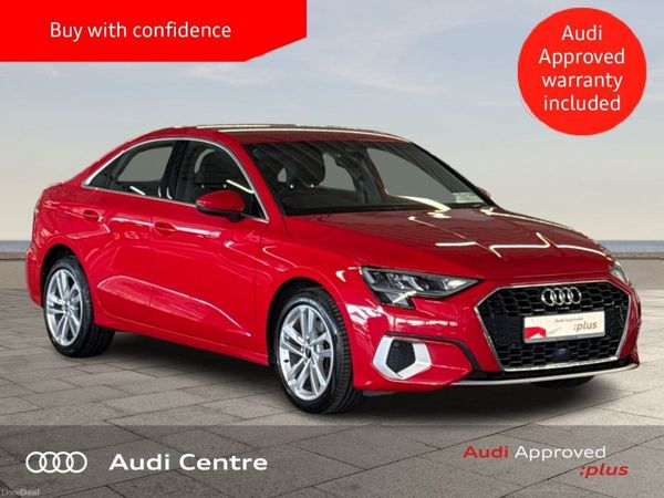 Audi A3 Saloon, Diesel, 2021, Red