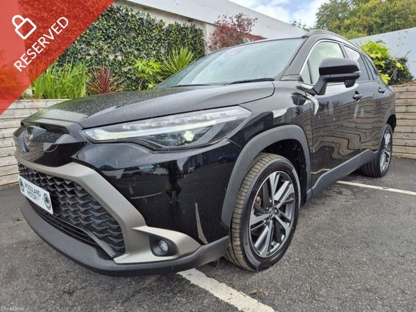Toyota Corolla Cross SUV, Petrol Hybrid, 2024, Black