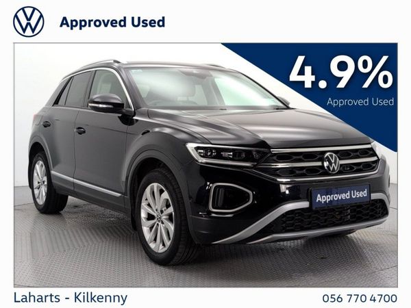 Volkswagen T-Roc SUV, Petrol, 2023, Black