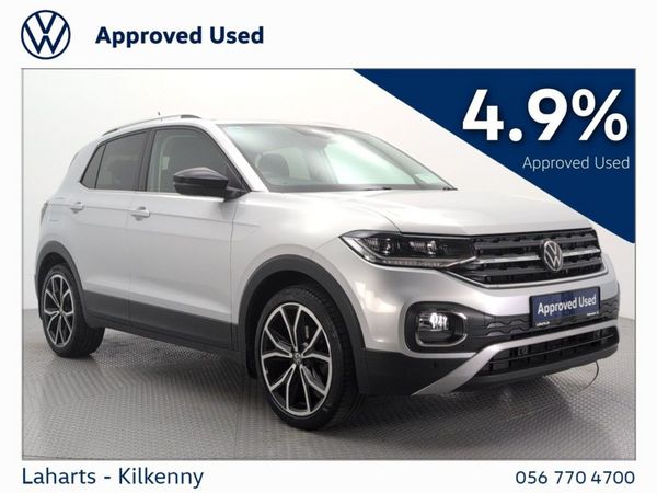 Volkswagen T-Cross SUV, Petrol, 2023, Silver